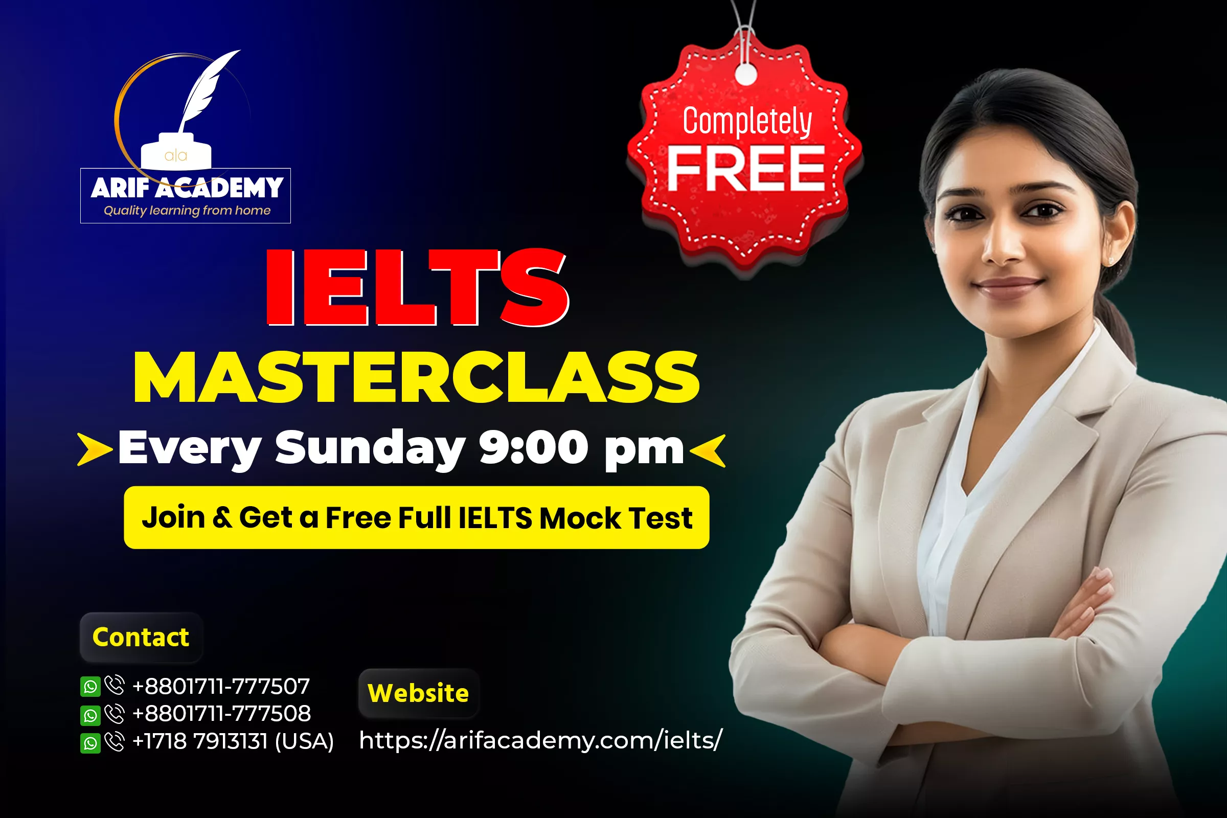 IELTS study setup with books and stationery